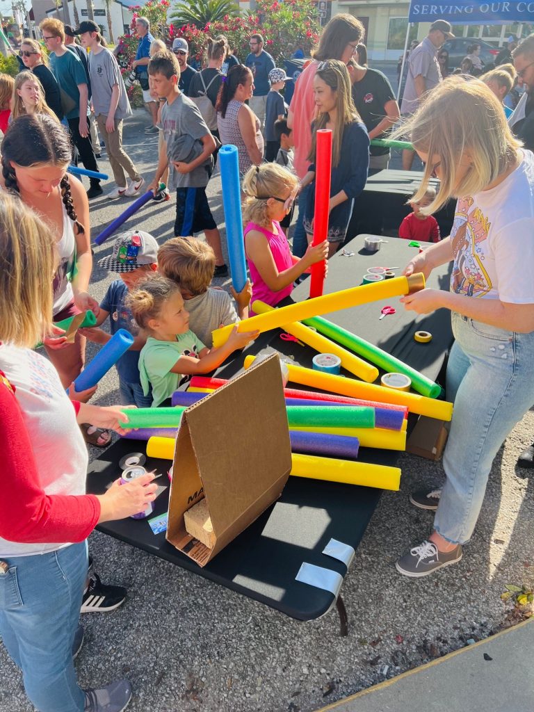 kids enjoying the Star Wars Day event in downtown Panama City